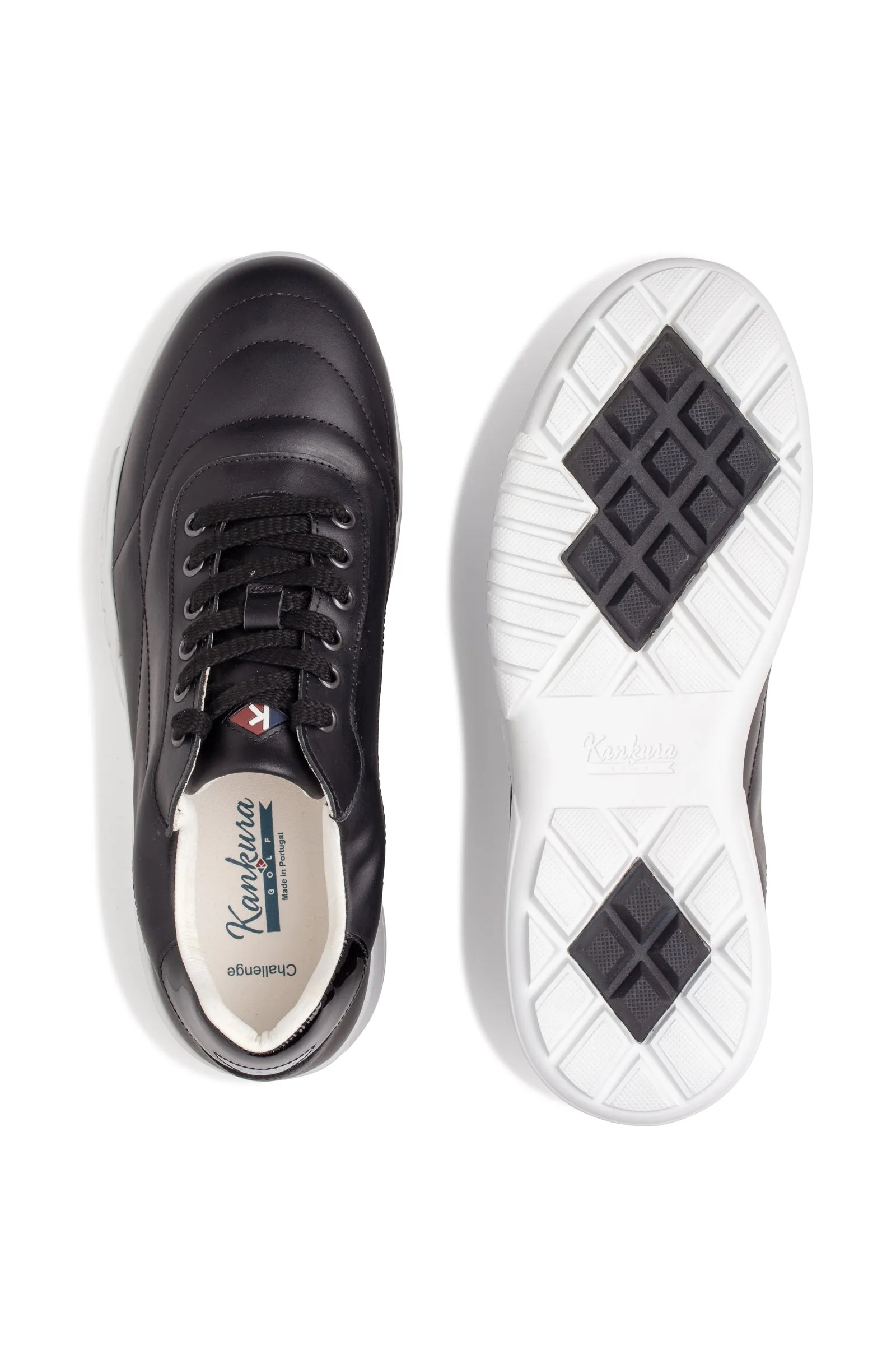 Challenge 08  Black  Men's Golf Shoes  CH008 01 Padded Tongue