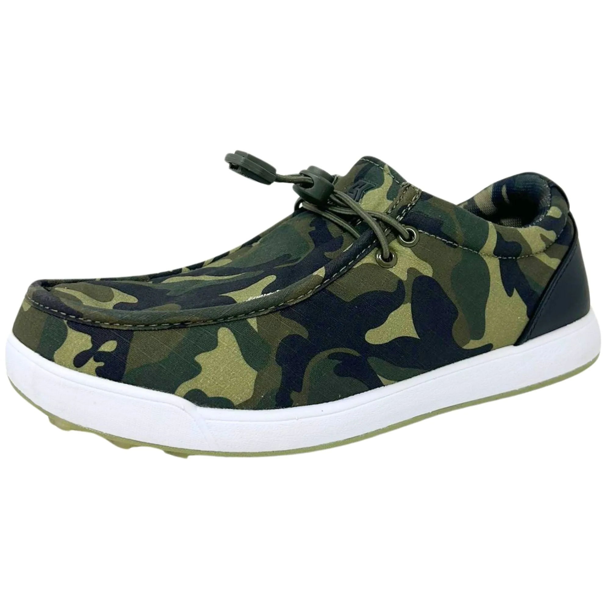 SK??NI Men's Golf Shoe Waterproof- Camo Dynamic Step synthetic leather