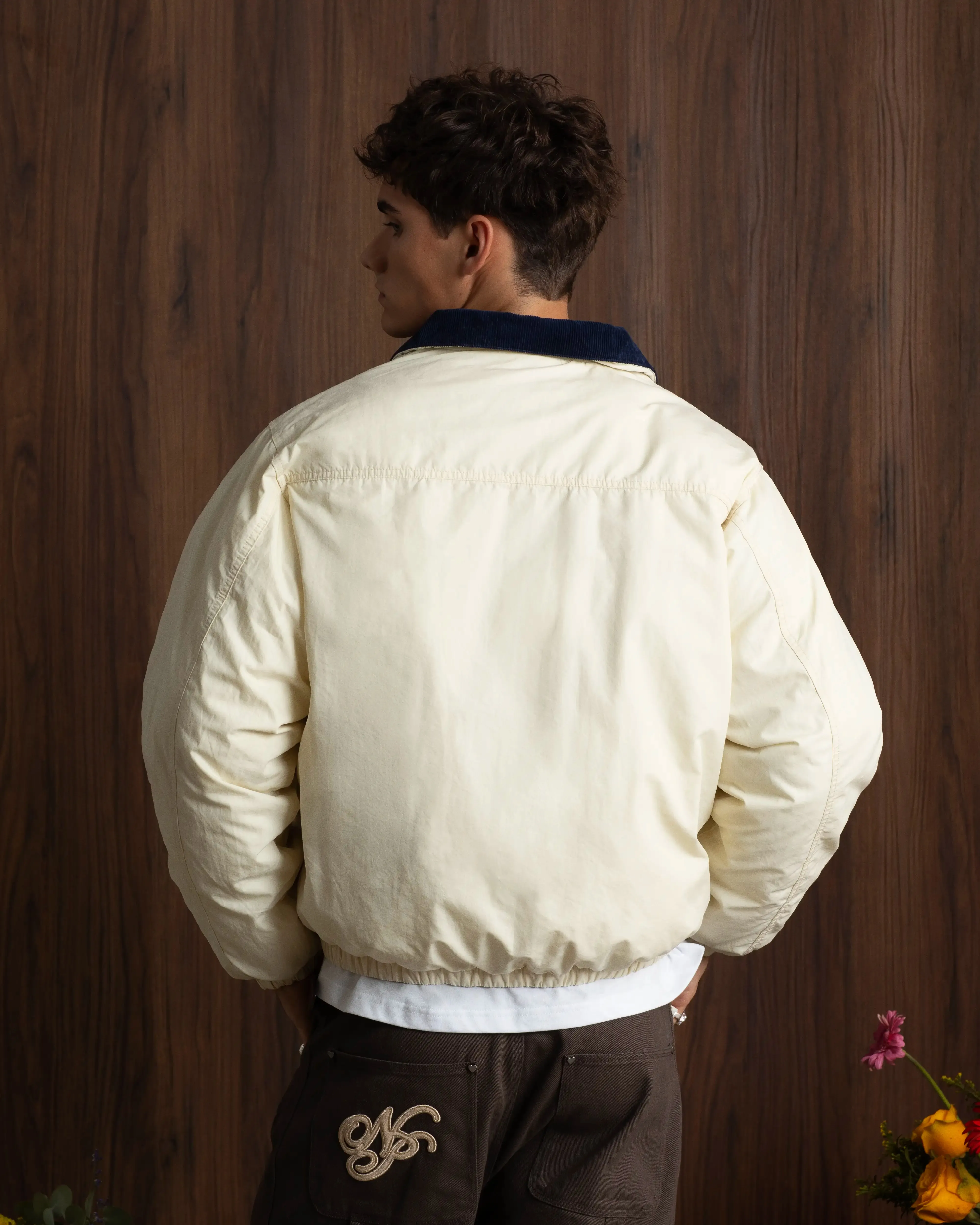 Fray Resistant Edges Travel Functional Wear Matencio Jacket Off-White