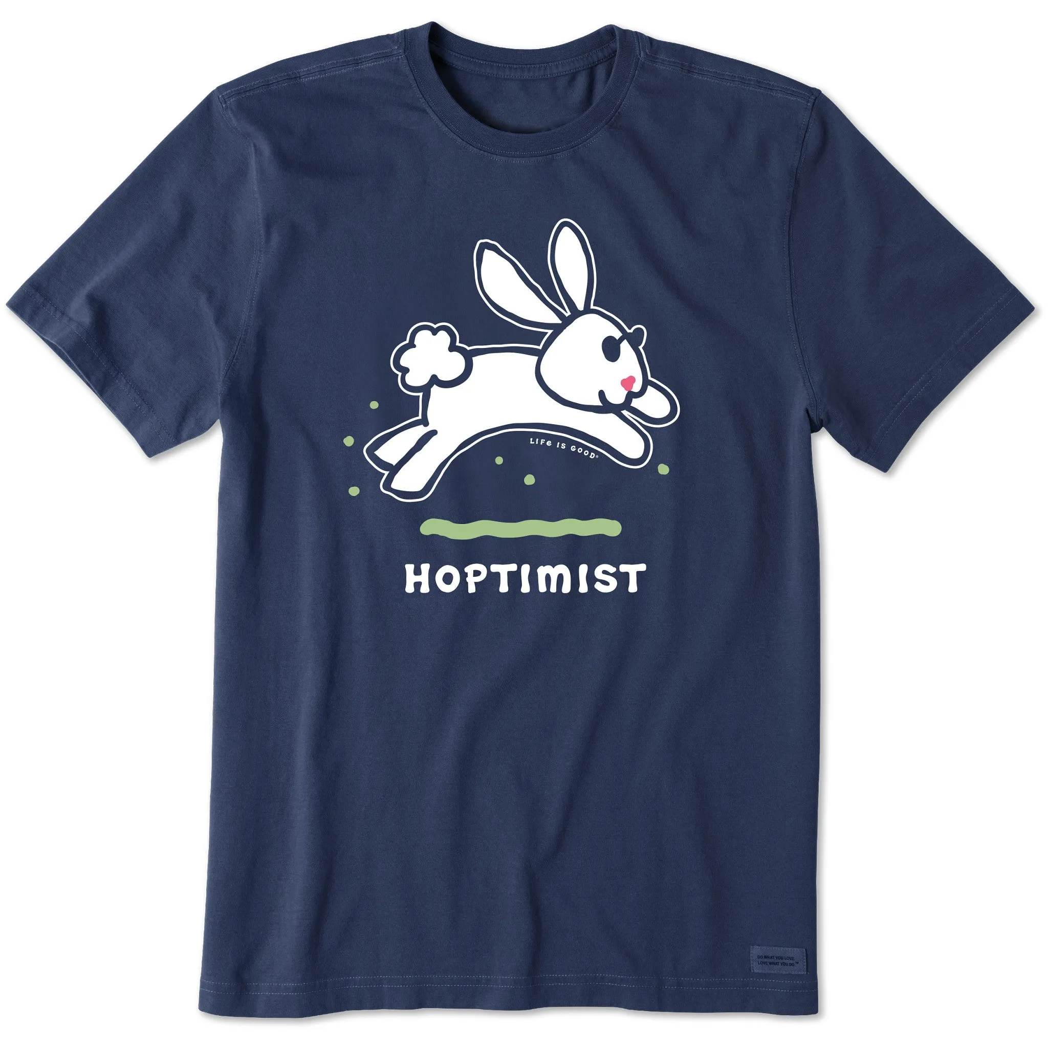 Men's Hoptimist Bunny Short Sleeve Tee Active Outfit Comfortable Look