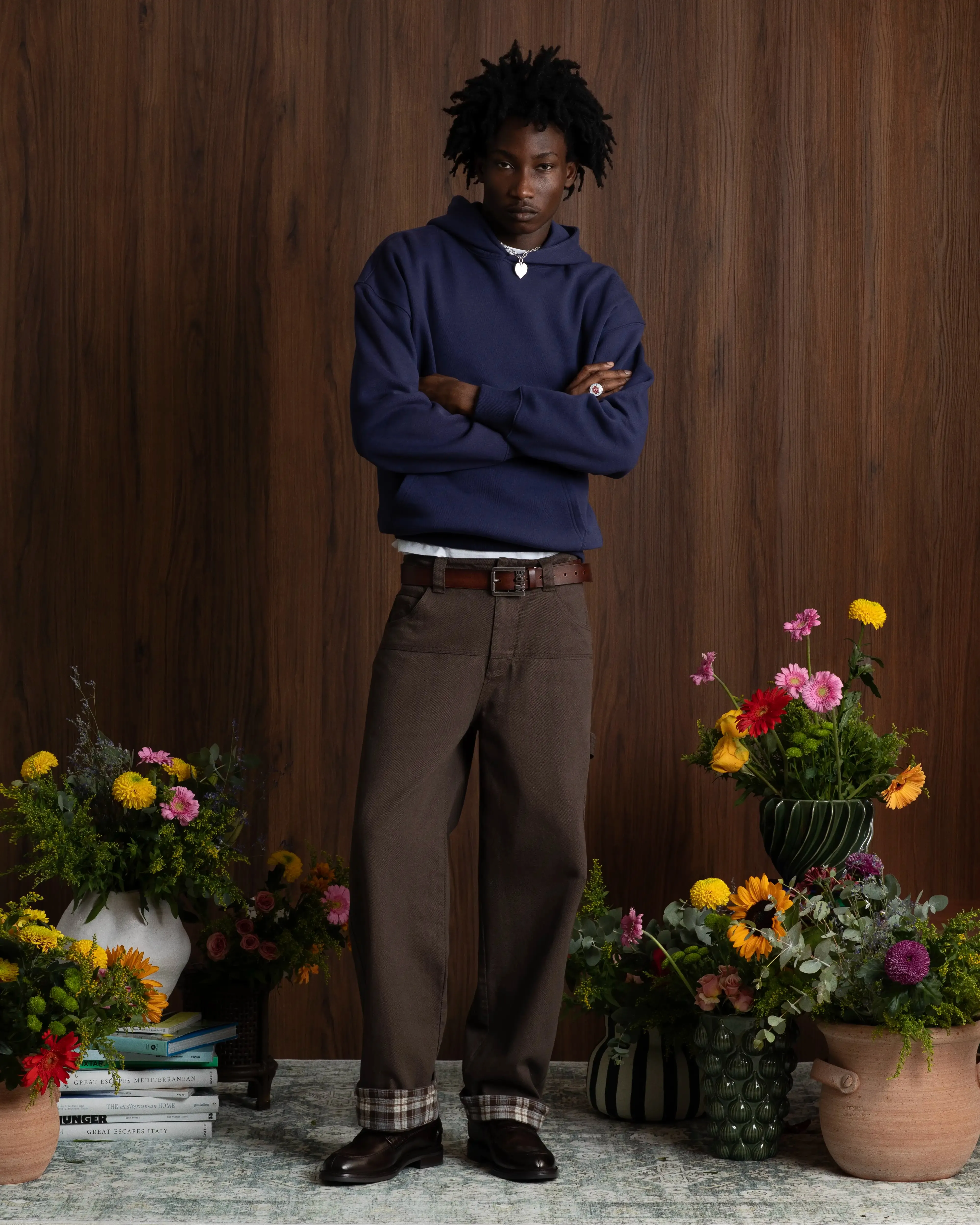 Fashion Basic Garden Hoodie Navy