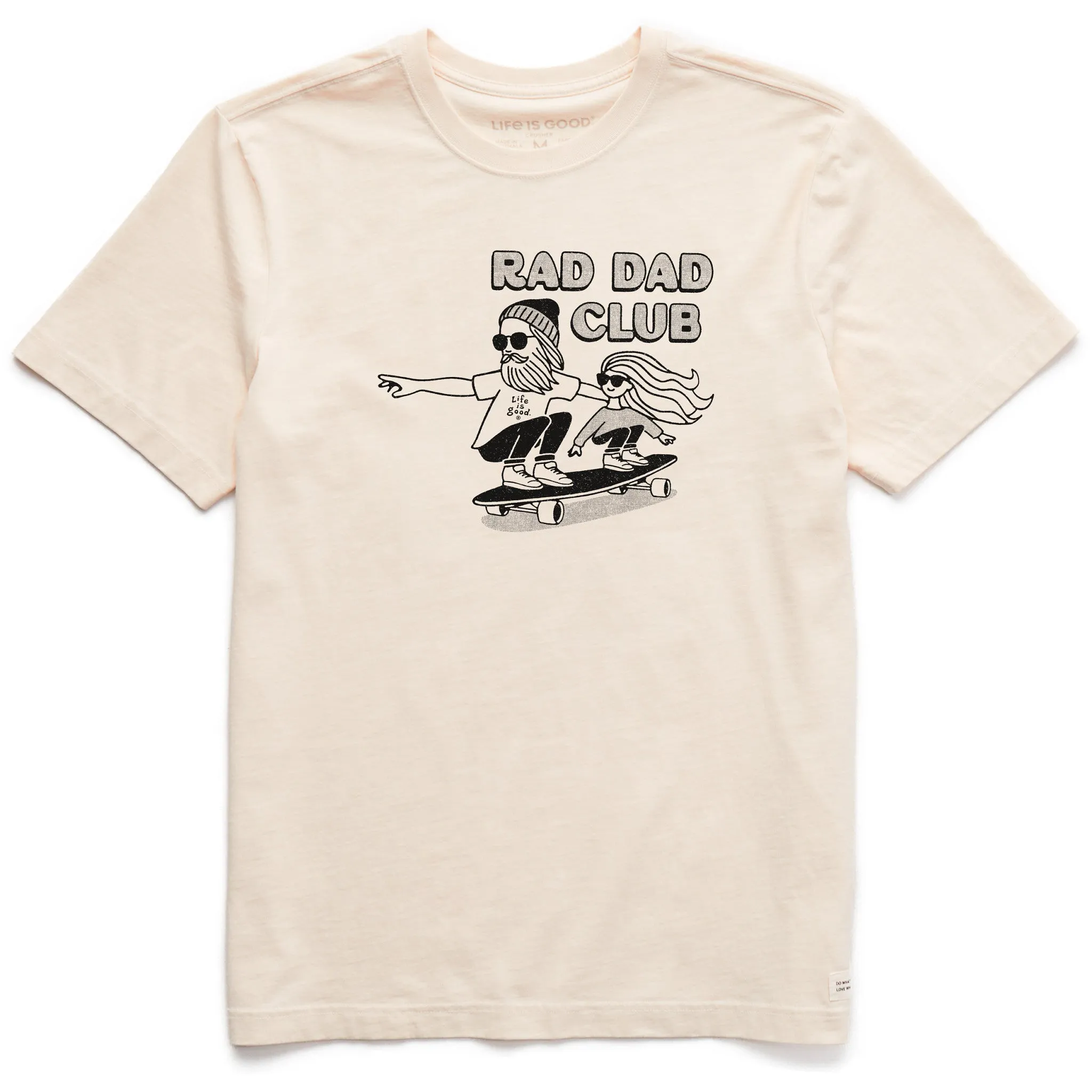 Men's Rad Dad Club Short Sleeve Crusher Tee Snag Resistant Surface