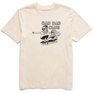 Men's Rad Dad Club Short Sleeve Crusher Tee Performance Layer Relaxed and Easy