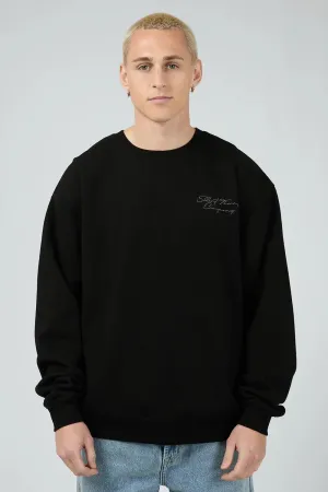 Classic Chic PK Script Crew Black