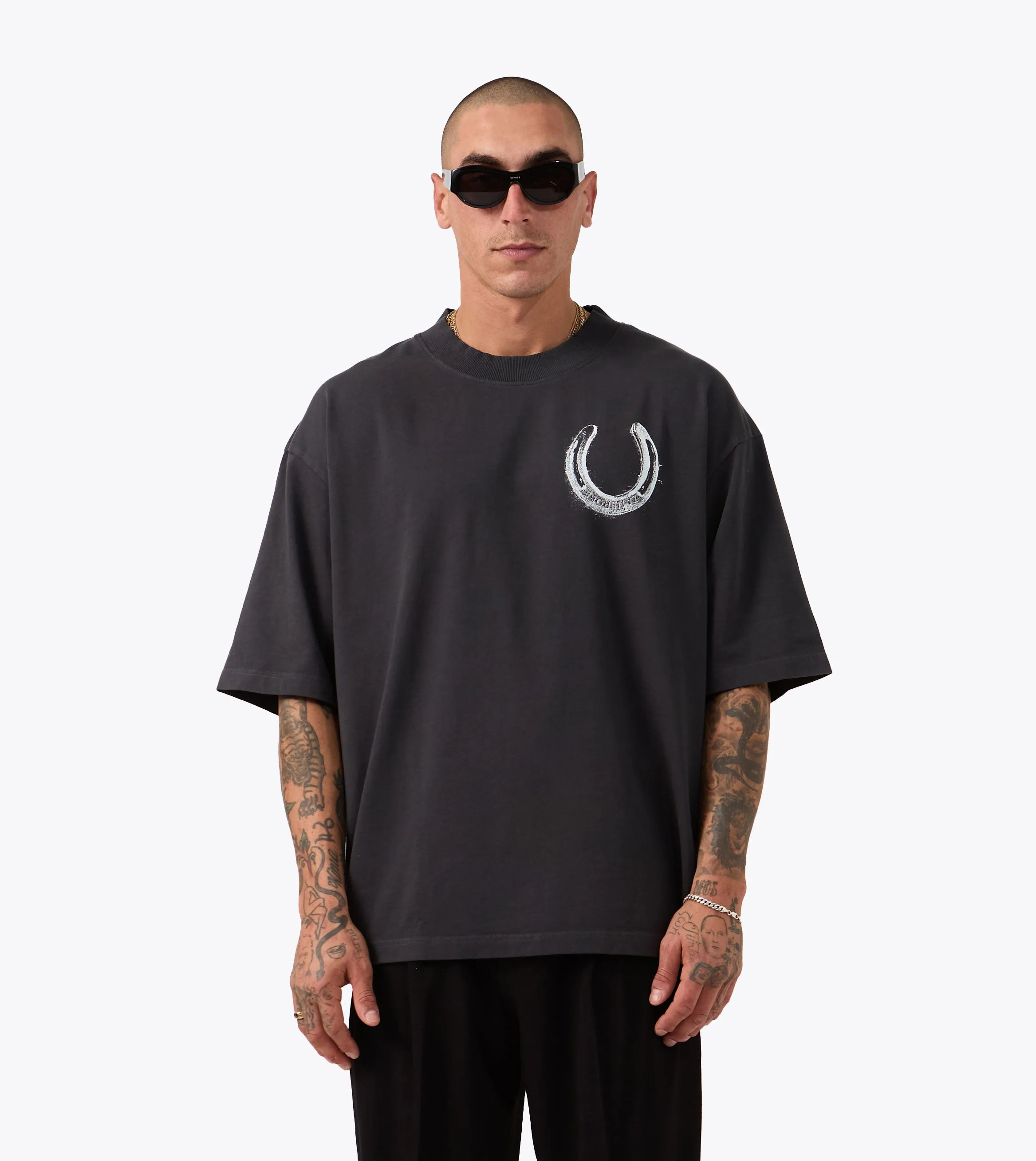 Lucky Flow Tee GD Black Non Iron Finish Comfort Waist