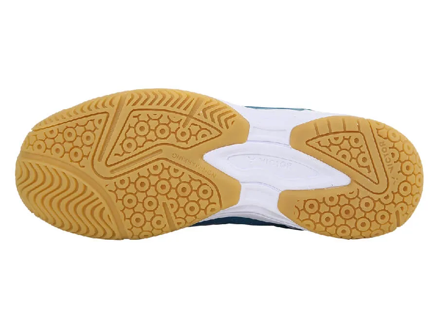 Victor A170 UM Court Shoes [Algiers Blue/Pale Turquoise] Tapered Heel Cup