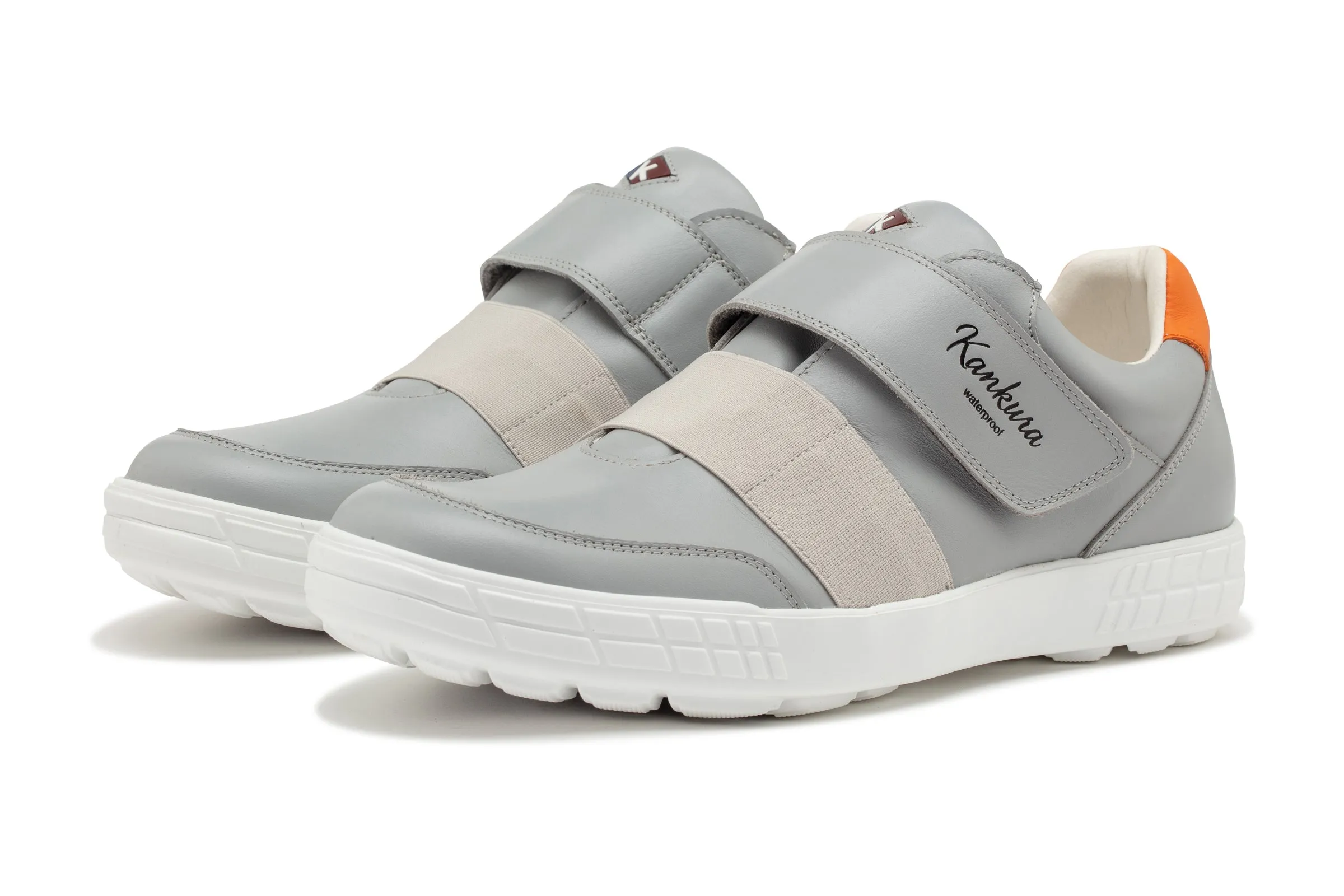 Drive 05   Light Grey|Orange   Men's Golf Shoes   D005 04 removable insoles