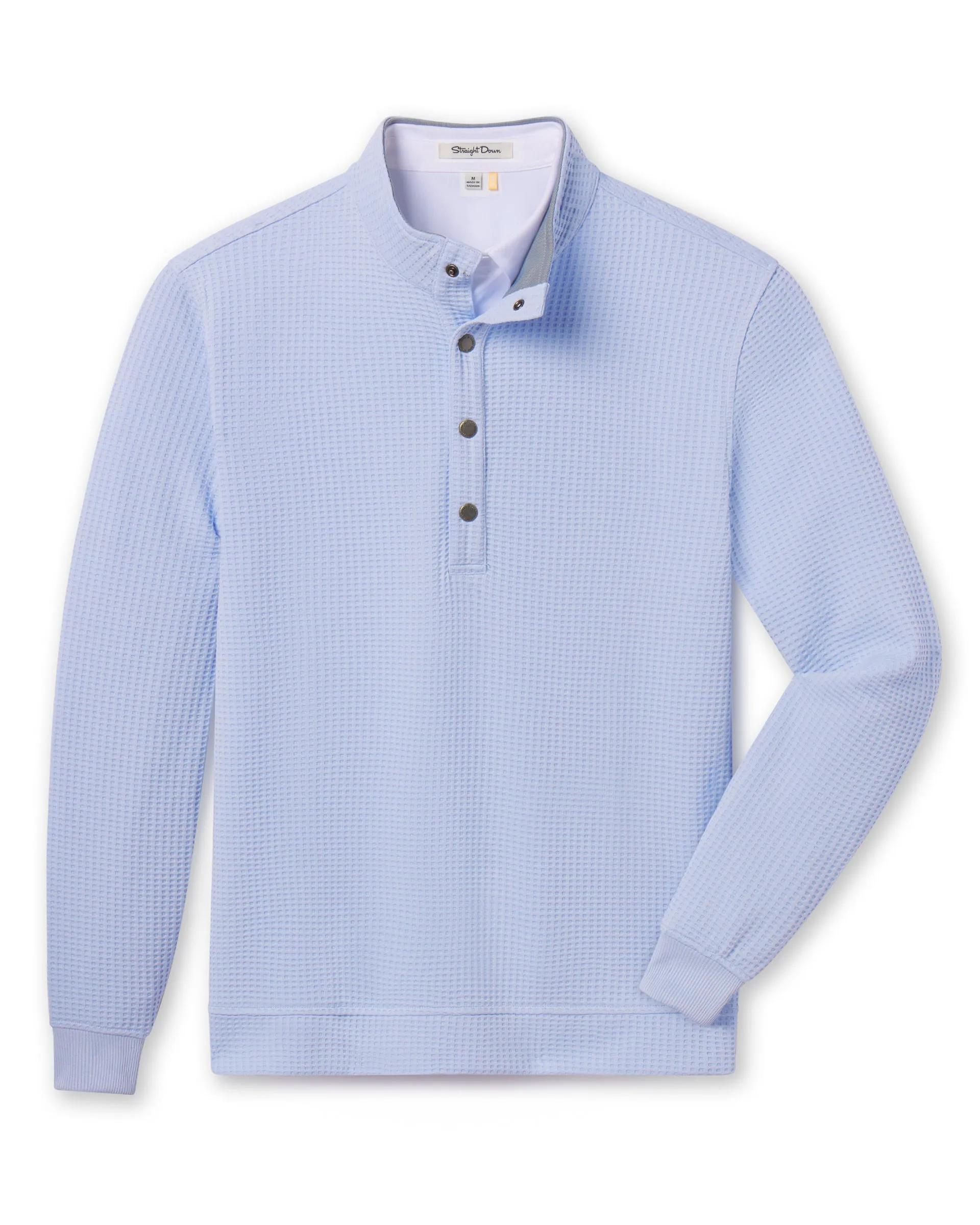 Off Duty Hollister Snap Placket Pullover - Powder