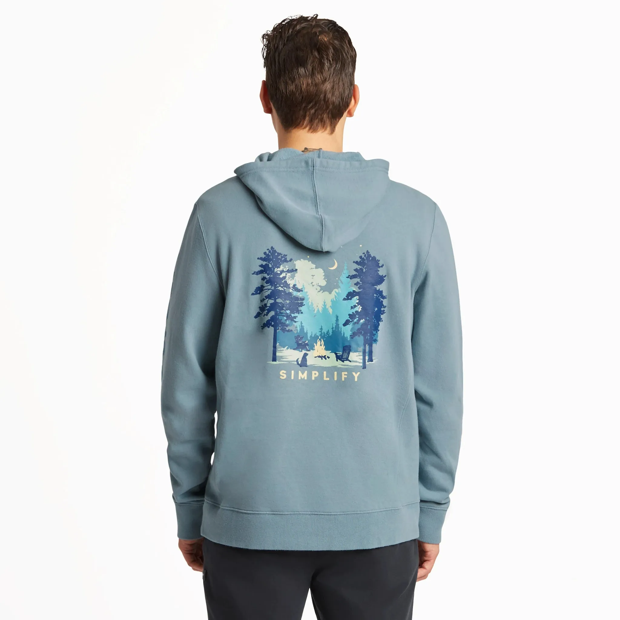 Warm Comfort comfortable for standing Men's Simplify Campfire Simply True Fleece Hoodie