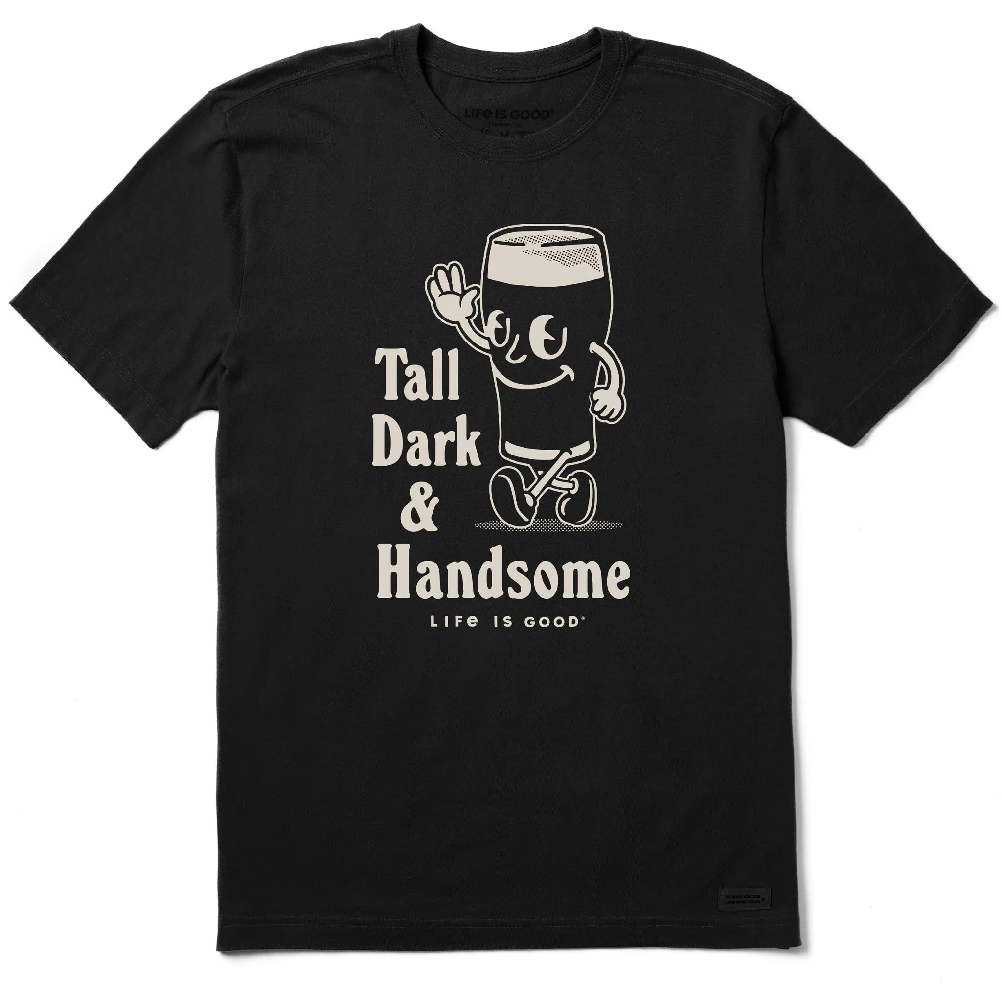 Weekend Style Men's Tall Dark & Handsome Short Sleeve Tee