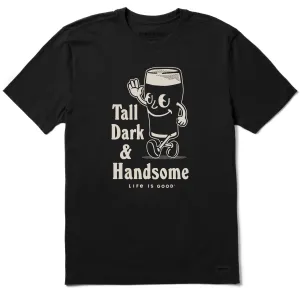 Men's Tall Dark & Handsome Short Sleeve Tee Comfort Wear Fit