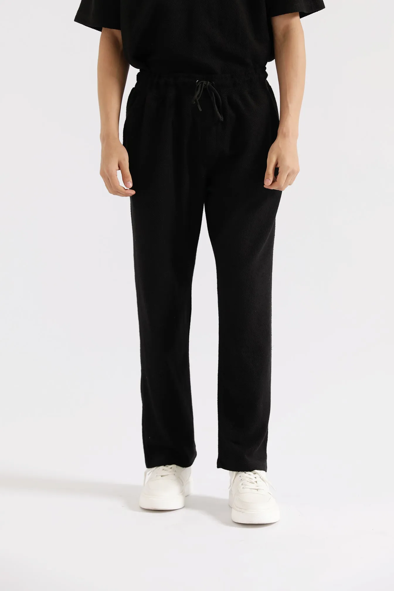 Soft Performance Non Irritating Seams BAGGY FIT TEXTURED TROUSER