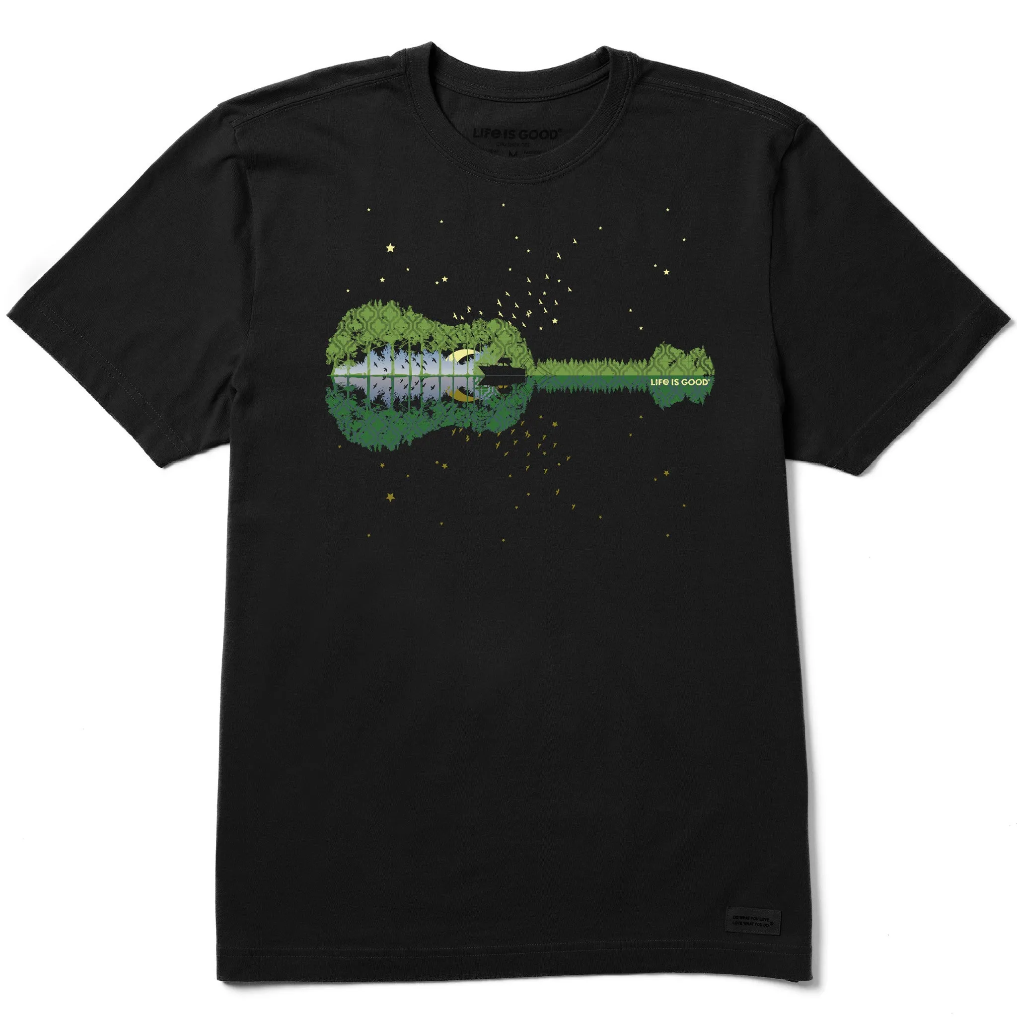 Men's Fishing Rhythm Short Sleeve Tee Vintage Look Outdoor Trend Look