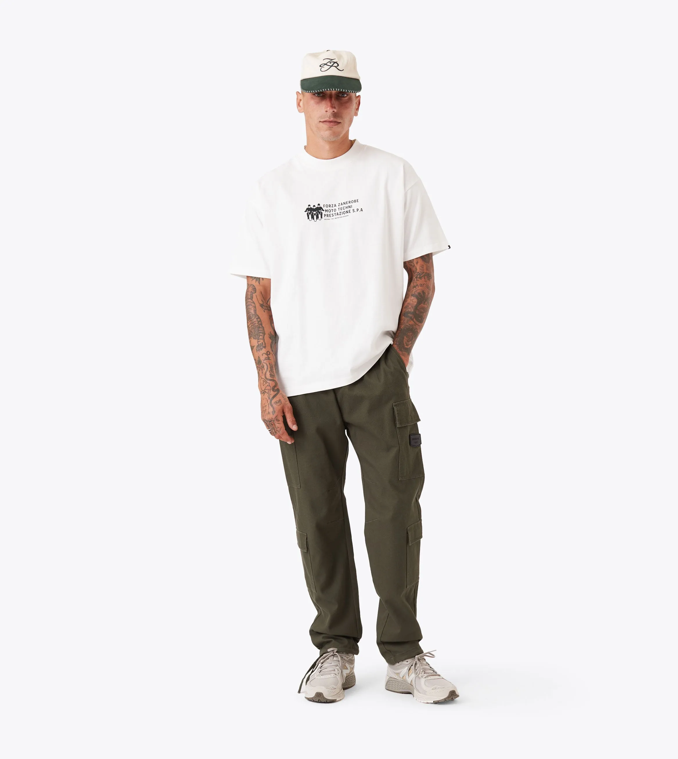 Sports Outfit Forza Box Tee Vintage White